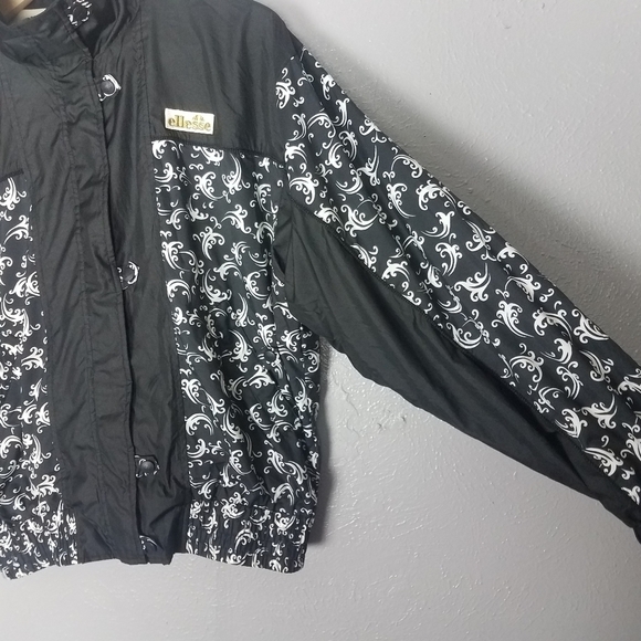 Ellesse 80's Vintage Windbreaker Jogger Jacket Size  10 Retro, Rare - Picture 5 of 7
